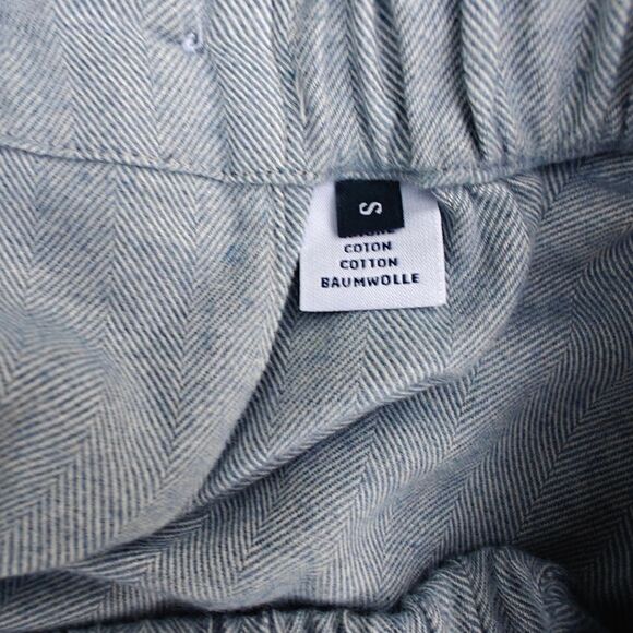 Thom Sweeney Brushed Cotton Pyjamas Blue Size Small - Picture 13 of 15